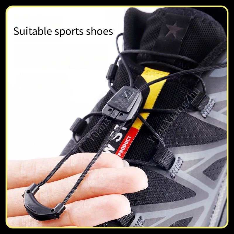 Sneaker Care Accessories - No-Tie round Tennis Shoelaces for Running