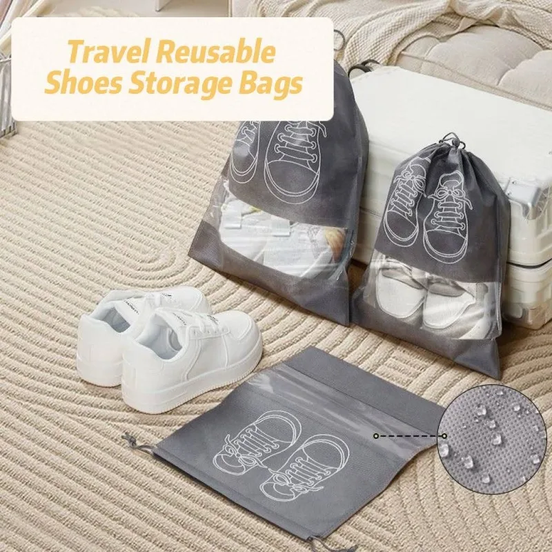 Shoe Bag Dust - 1-30PCS Shoes Storage Organizer Bags Non-Woven