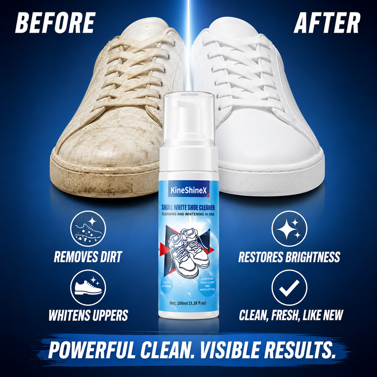 Sneaker Care Accessories - Gihen Shoe Cleaner Kits Water-Free Foam