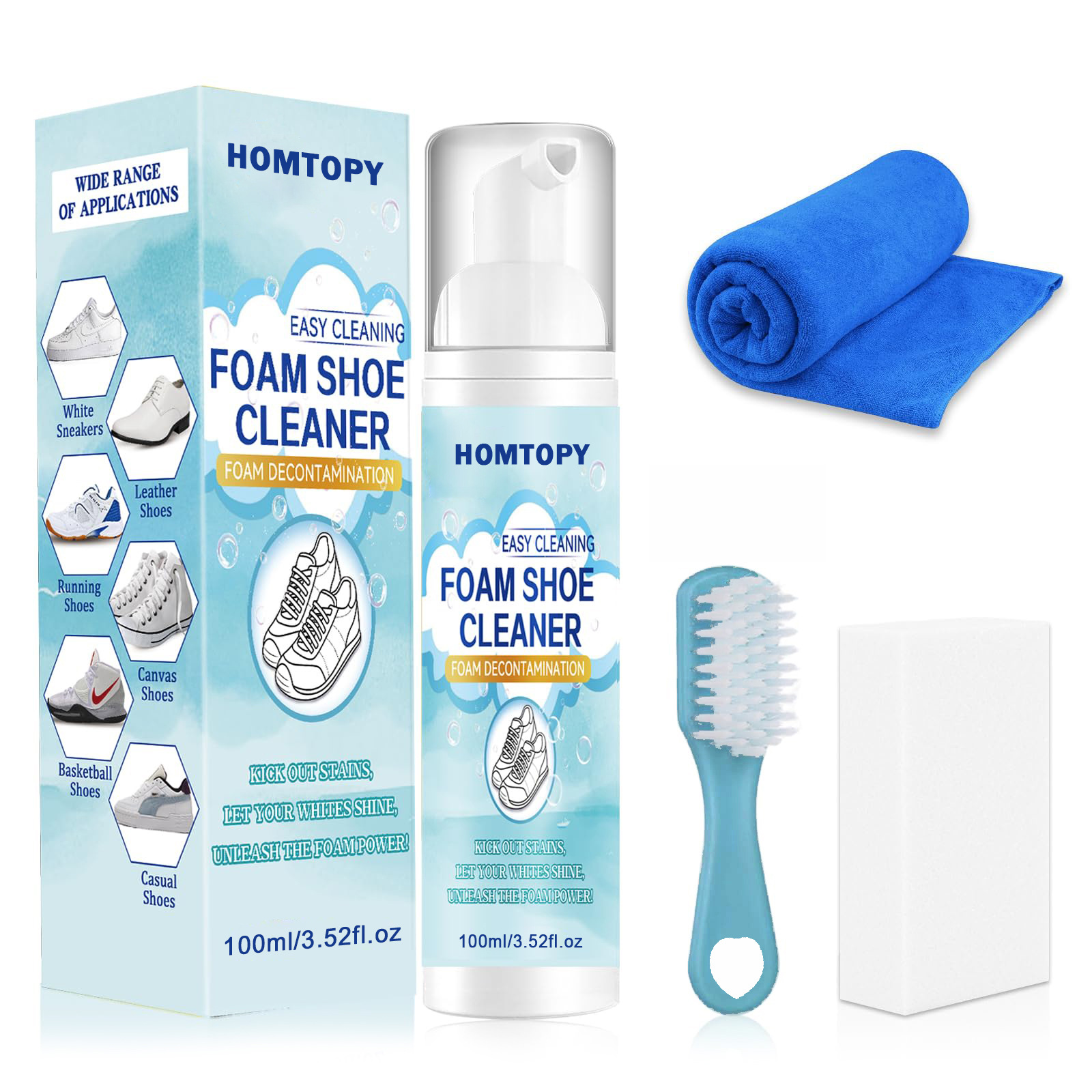 Sneaker Care Accessories - Shoe Cleaning Kit,Sneaker cleaner Removes Dirt