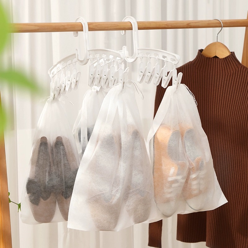 50pcs Portable Non Woven Shoe  - đánh giá và giá Shoe Bag Dust