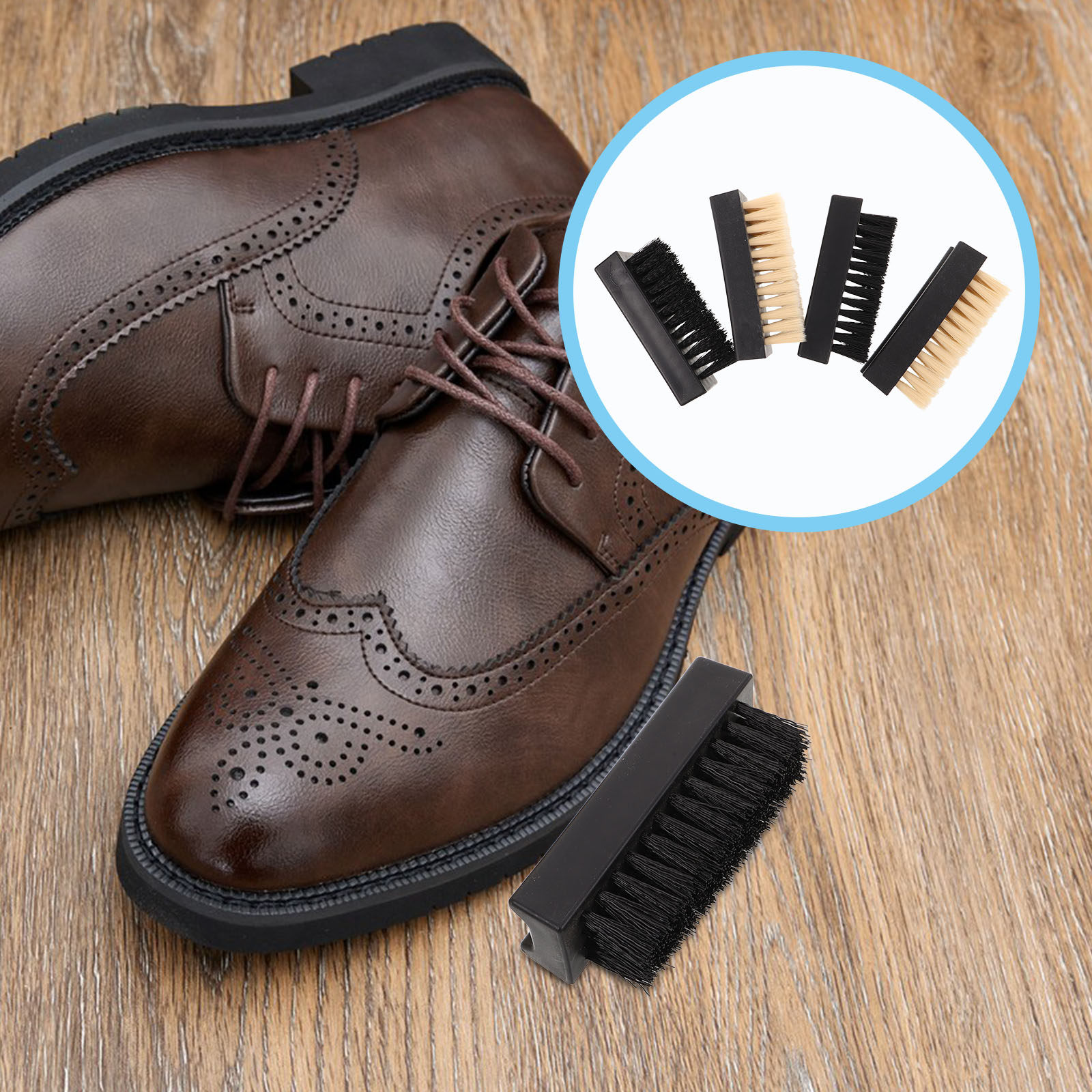 4Pcs Multifunction Shoe Brush  - đánh giá và giá Sneaker Care Set