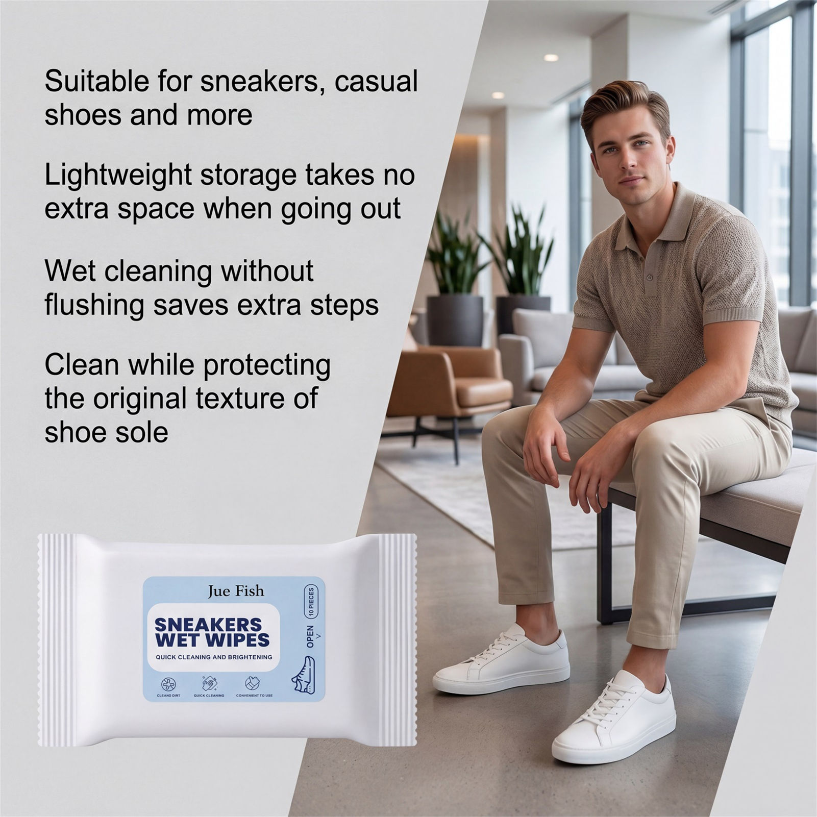 Shoe Cleaning Wipes Portable T - đánh giá và giá Sneaker Care Wipes
