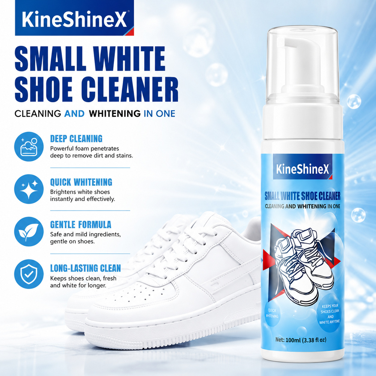Gihen Shoe Cleaner Kits Water- - đánh giá và giá Sneaker Care Accessories